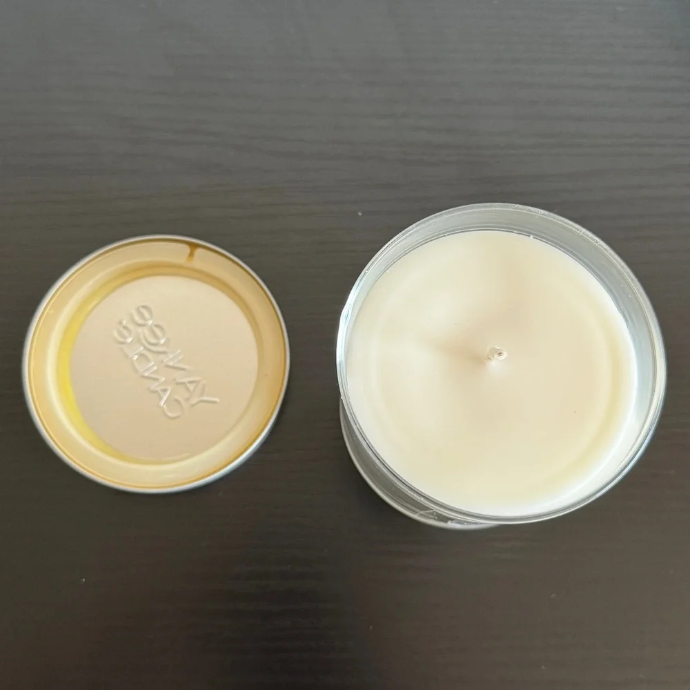 NEW Yankee Candle Camellia Blossom Scented Jar Candle with platform lid — Cream